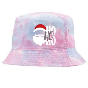 Ho Ho Ho Santa Claus Cozy Christmas Tie-Dyed Bucket Hat