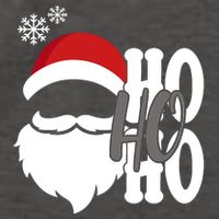 Ho Ho Ho Santa Claus Cozy Christmas Vector Backpack