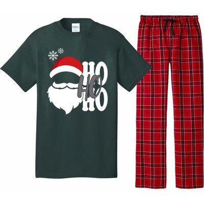 Ho Ho Ho Santa Claus Cozy Christmas Pajama Set