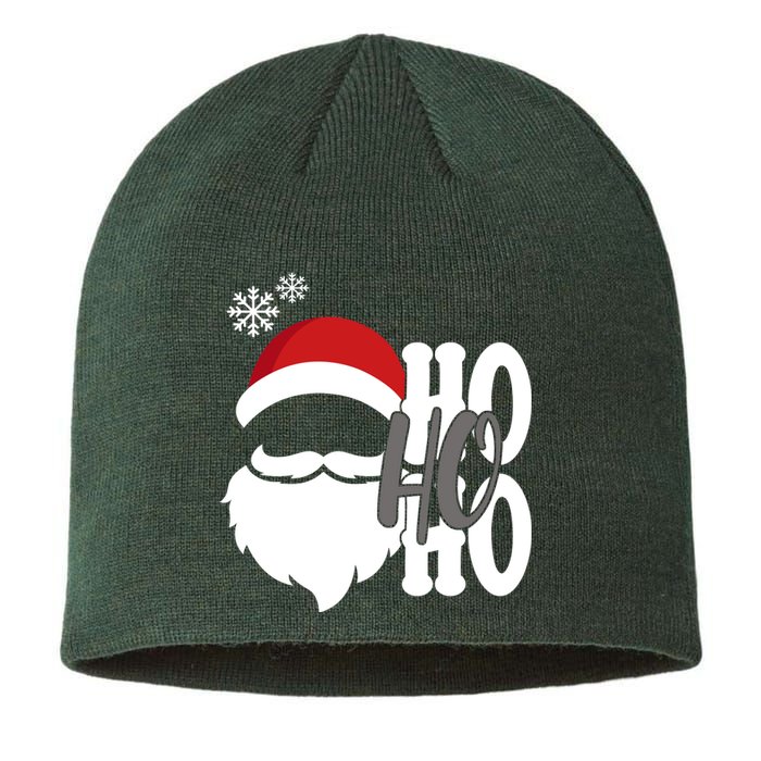 Ho Ho Ho Santa Claus Cozy Christmas Sustainable Beanie