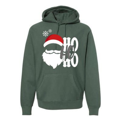 Ho Ho Ho Santa Claus Cozy Christmas Premium Hoodie