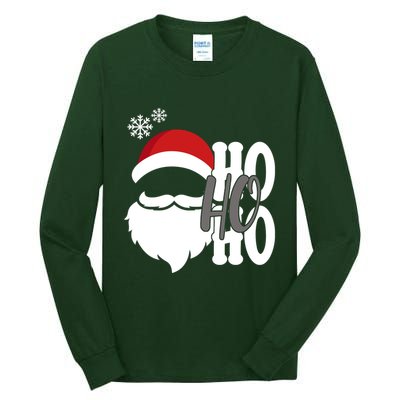 Ho Ho Ho Santa Claus Cozy Christmas Tall Long Sleeve T-Shirt