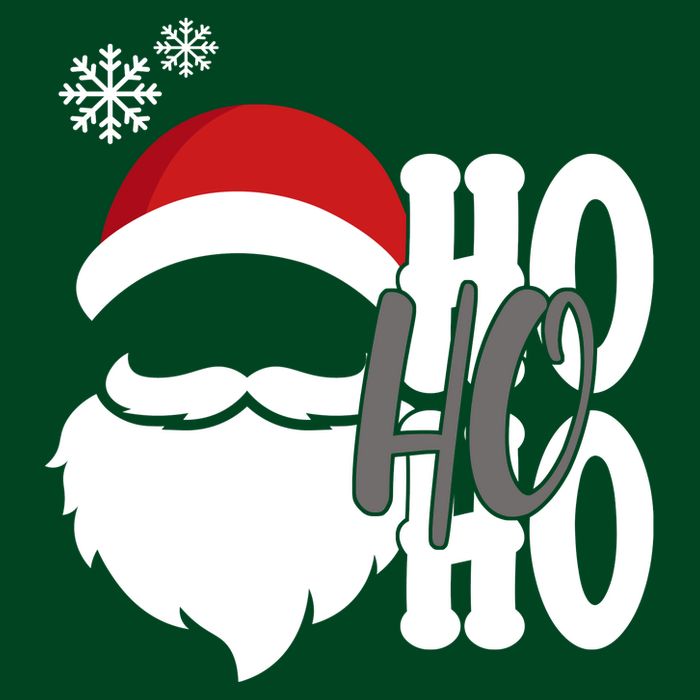 Ho Ho Ho Santa Claus Cozy Christmas Visor