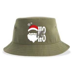 Ho Ho Ho Santa Claus Cozy Christmas Sustainable Bucket Hat