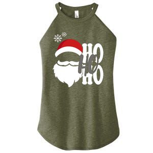 Ho Ho Ho Santa Claus Cozy Christmas Women's Perfect Tri Rocker Tank