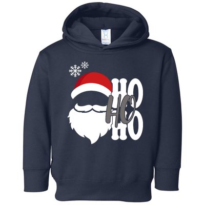 Ho Ho Ho Santa Claus Cozy Christmas Toddler Hoodie