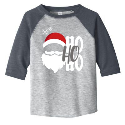 Ho Ho Ho Santa Claus Cozy Christmas Toddler Fine Jersey T-Shirt