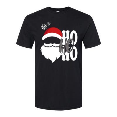 Ho Ho Ho Santa Claus Cozy Christmas Softstyle® CVC T-Shirt