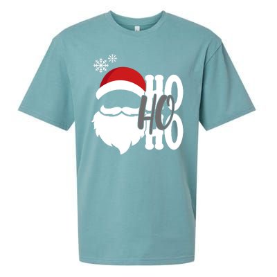 Ho Ho Ho Santa Claus Cozy Christmas Sueded Cloud Jersey T-Shirt