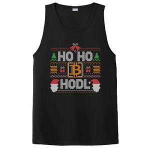 Ho Ho Hodl Hodling Through The Snow Ugly Christmas Sweater Gift PosiCharge Competitor Tank