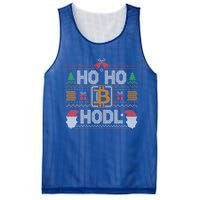 Ho Ho Hodl Hodling Through The Snow Ugly Christmas Sweater Gift Mesh Reversible Basketball Jersey Tank