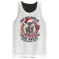 Ho Ho Hold Your Breath Radiology Tech Skeleton Mesh Reversible Basketball Jersey Tank