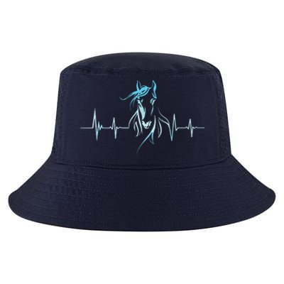 Horse Heartbeat Horse Lover Gifts Women Men Girl Teens Cool Comfort Performance Bucket Hat