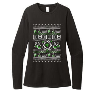 Ho Ho Ho Funny Science Ugly Holiday Graphic Meaningful Gift Womens CVC Long Sleeve Shirt