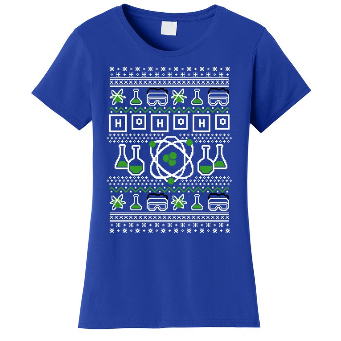 Ho Ho Ho Funny Science Ugly Holiday Graphic Meaningful Gift Women's T-Shirt