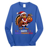 Happy Hallothanksmas Halloween Thanksgiving Xmas Long Sleeve Shirt