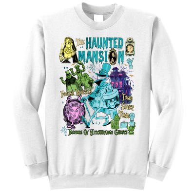 Hitchhiking House Haunted Ghosts Halloween Bewware Of Hitchhiking Ghosts Sweatshirt