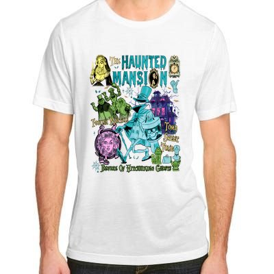 Hitchhiking House Haunted Ghosts Halloween Bewware Of Hitchhiking Ghosts Adult ChromaSoft Performance T-Shirt