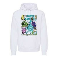 Hitchhiking House Haunted Ghosts Halloween Bewware Of Hitchhiking Ghosts Premium Hoodie