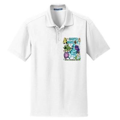 Hitchhiking House Haunted Ghosts Halloween Bewware Of Hitchhiking Ghosts Dry Zone Grid Polo