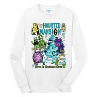 Hitchhiking House Haunted Ghosts Halloween Bewware Of Hitchhiking Ghosts Tall Long Sleeve T-Shirt