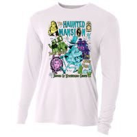 Hitchhiking House Haunted Ghosts Halloween Bewware Of Hitchhiking Ghosts Cooling Performance Long Sleeve Crew