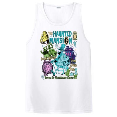 Hitchhiking House Haunted Ghosts Halloween Bewware Of Hitchhiking Ghosts PosiCharge Competitor Tank