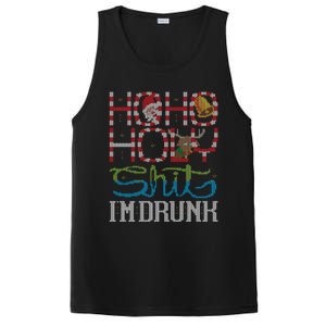 Ho Ho Holy Shit IM Drunk Santa Claus Ugly Christmas Sweater Meaningful Gift PosiCharge Competitor Tank