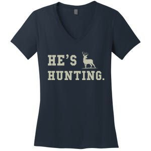 HeS Hunting Women's V-Neck T-Shirt