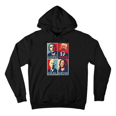 Hope Hate Heal Grow Hoodie