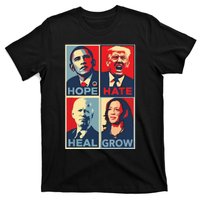 Hope Hate Heal Grow T-Shirt