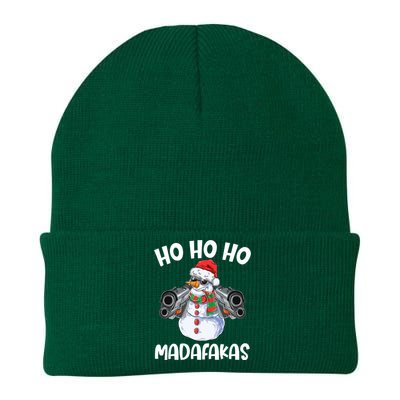 Ho Ho Ho Madafakas Snow Great Gift Knit Cap Winter Beanie