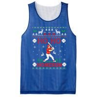 Ho Ho Homerun Baseball Player Ugly Christmas Hitter Funny Gift Mesh Reversible Basketball Jersey Tank