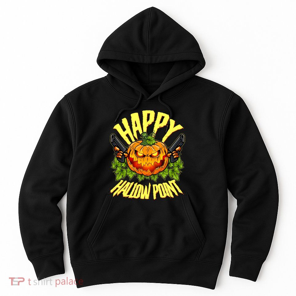 Halloween Happy Hallow Point Pumpkin Gunner Hoodie
