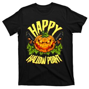 Halloween Happy Hallow Point Pumpkin Gunner T-Shirt