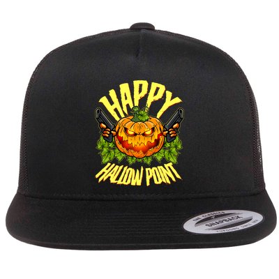Halloween Happy Hallow Point Pumpkin Gunner Flatbill Hat