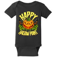 Halloween Happy Hallow Point Pumpkin Gunner Baby Bodysuit