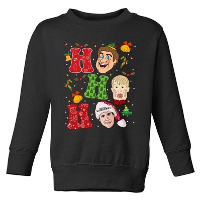 Ho Ho Ho Friends Christmas Comdey Movie Ho Ho Ho Christmas Lights Kevin Toddler Sweatshirt