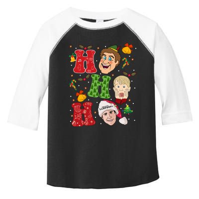 Ho Ho Ho Friends Christmas Comdey Movie Ho Ho Ho Christmas Lights Kevin Toddler Fine Jersey T-Shirt