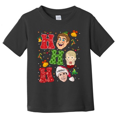 Ho Ho Ho Friends Christmas Comdey Movie Ho Ho Ho Christmas Lights Kevin Toddler T-Shirt