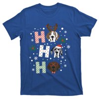 Ho Ho Ho Great Dane Merry Christmas Cute Dogs Happy Holidays Gift T-Shirt