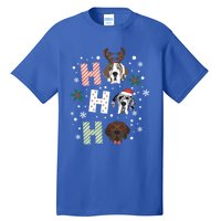 Ho Ho Ho Great Dane Merry Christmas Cute Dogs Happy Holidays Gift Tall T-Shirt