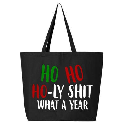 Ho Ho Holy Sh*t What A Year Funny Christmas 25L Jumbo Tote