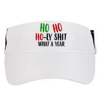 Ho Ho Holy Sh*t What A Year Funny Christmas Adult Drive Performance Visor