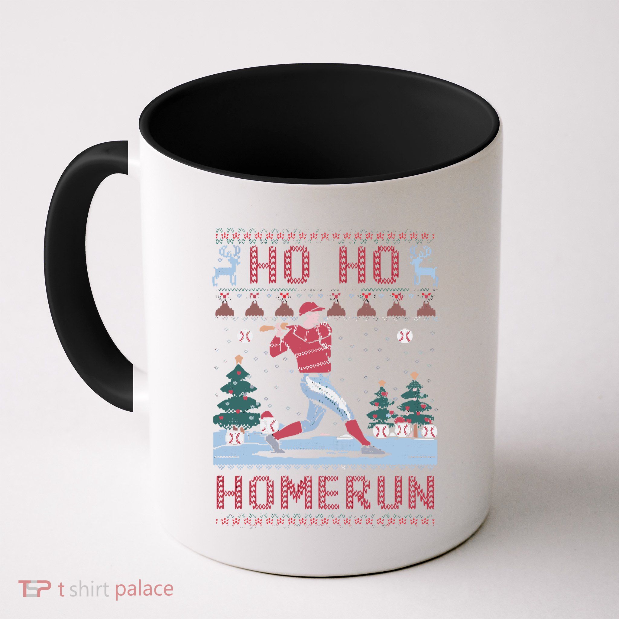 Ho Ho Homerun Ugly Xmas Christmas Party Cute Gift Mug