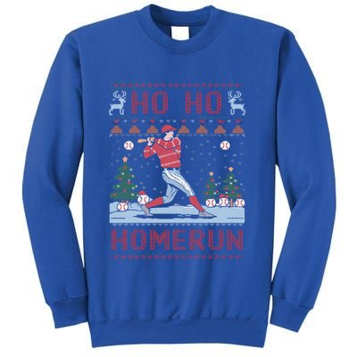 Ho Ho Homerun Ugly Xmas Christmas Party Cute Gift Sweatshirt
