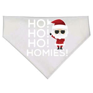 Ho Ho Ho Homies Funny Santa Christmas Great Gift USA-Made Doggie Bandana