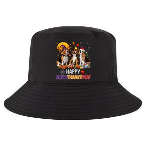 Happy Hallothanksmas Halloween Thanksgiving Christmas Beagle Gift Cool Comfort Performance Bucket Hat