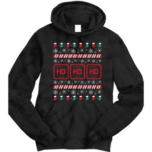 Ho Ho Ho Science Laboratory Ugly Christmas Sweater Lab Tie Dye Hoodie