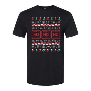 Ho Ho Ho Science Laboratory Ugly Christmas Sweater Lab Softstyle CVC T-Shirt